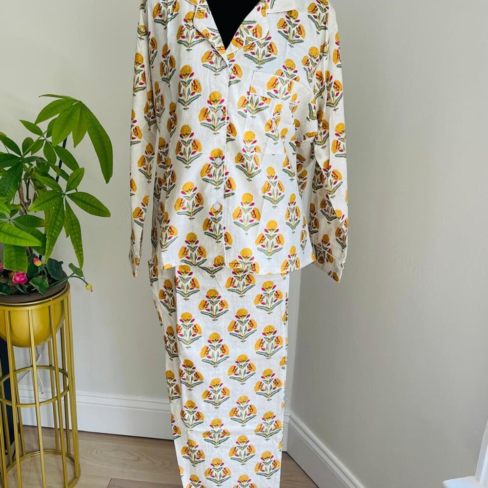 BRAND NEW Cotton PJ sets Cotton Long sleepwear Women' Summer cotton PJ sets - Picture 3 of 7